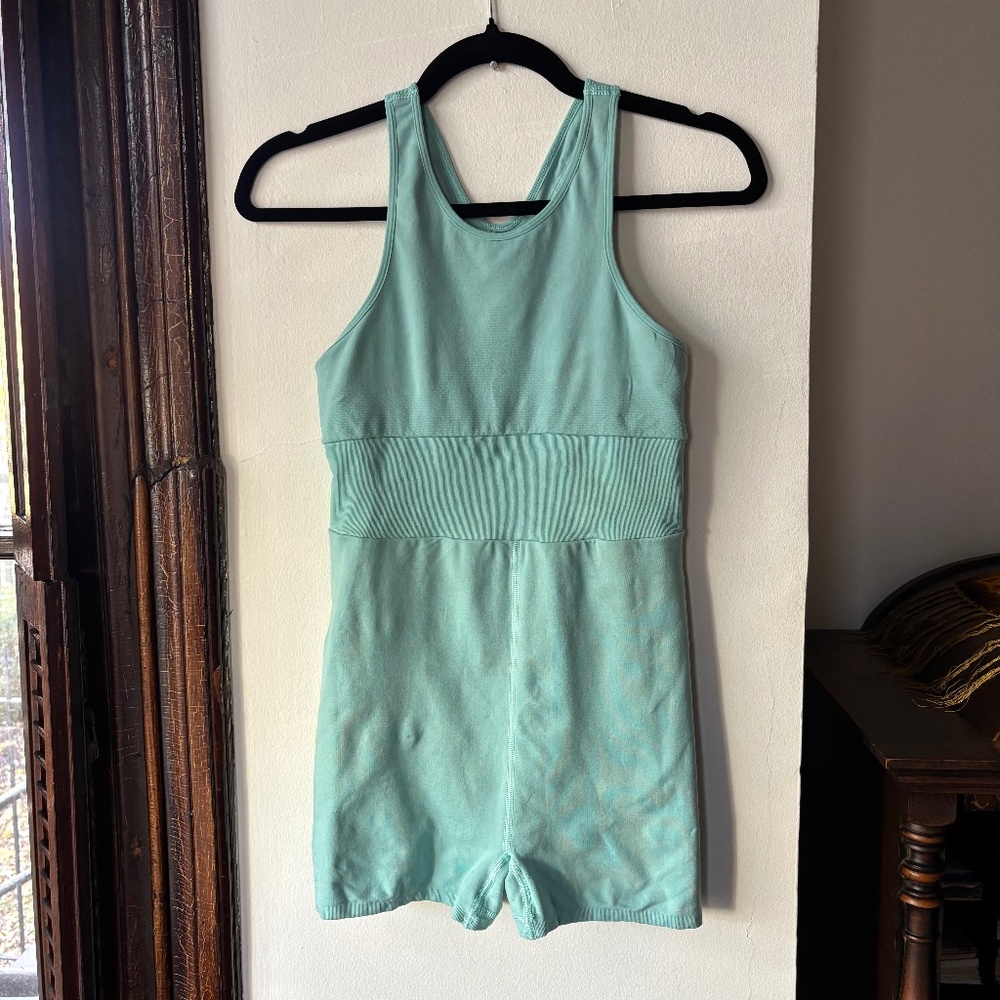 Free People Movement Every Single Time Runsie in the turquoise